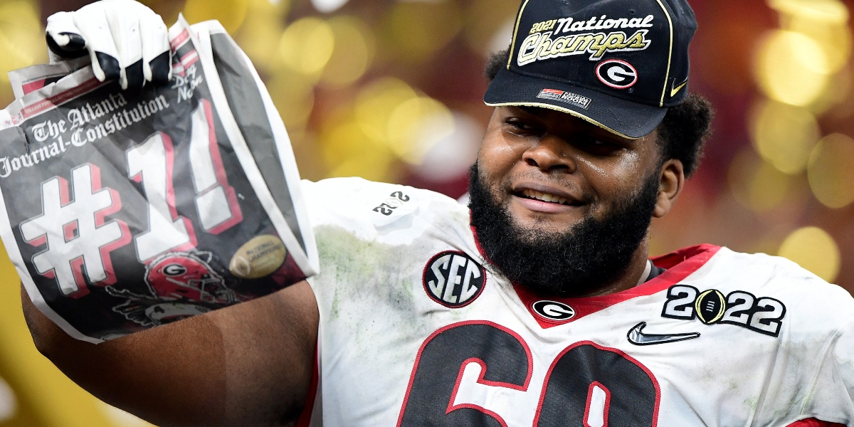 Los Angeles Chargers select Georgia offensive lineman Jamaree Salyer in 2022  NFL Draft - On3