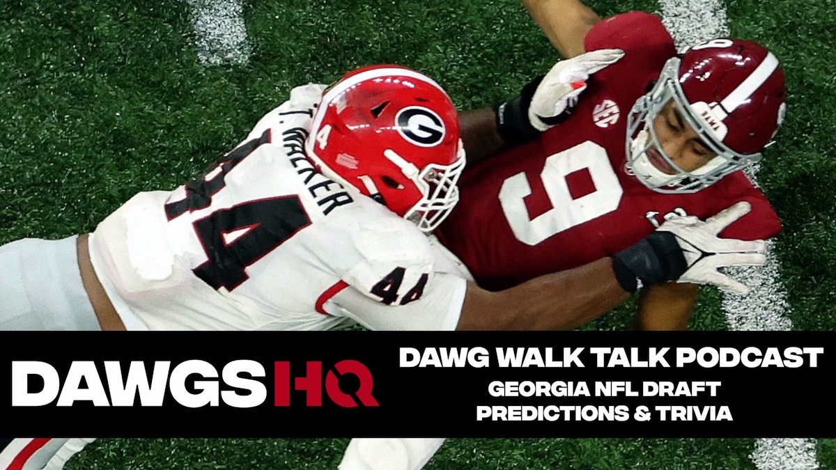 NFL Draft predictions and trivia Dawg Walk Talk Podcast