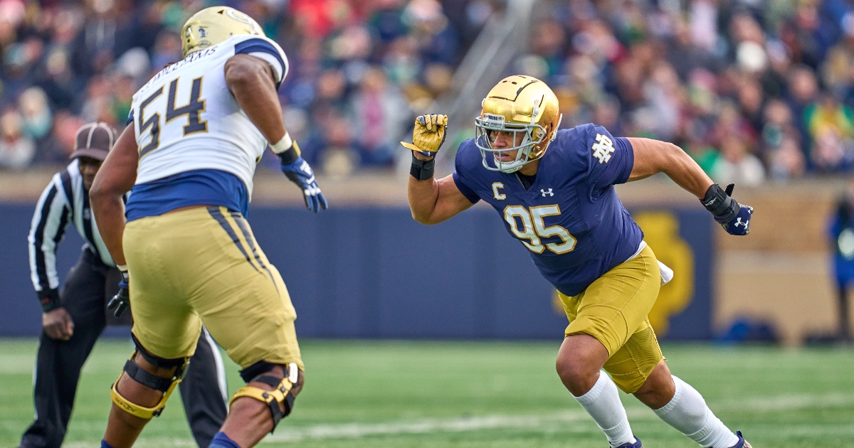 New ESPN full mock draft includes five Notre Dame players. What's the