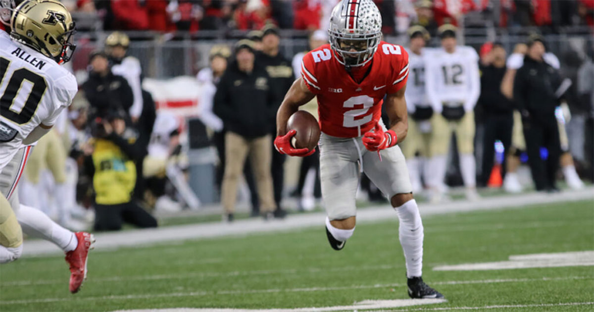 Chris Olave becomes 2nd Ohio State WR taken in 1st round of NFL draft