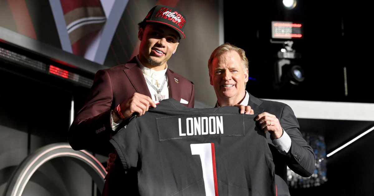 8. Drake London, WR, USC, to the Atlanta Falcons - Nfl Draft - 11
