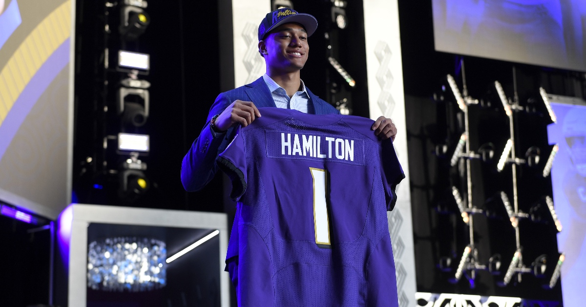 KYLE HAMILTON RAVENS 1ST ROUND PICK HIGHLIGHTS 