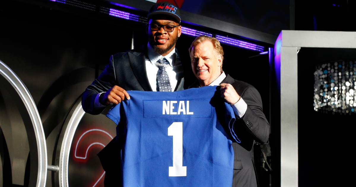 NY Giants pick Evan Neal in NFL Draft 2022 from Alabama