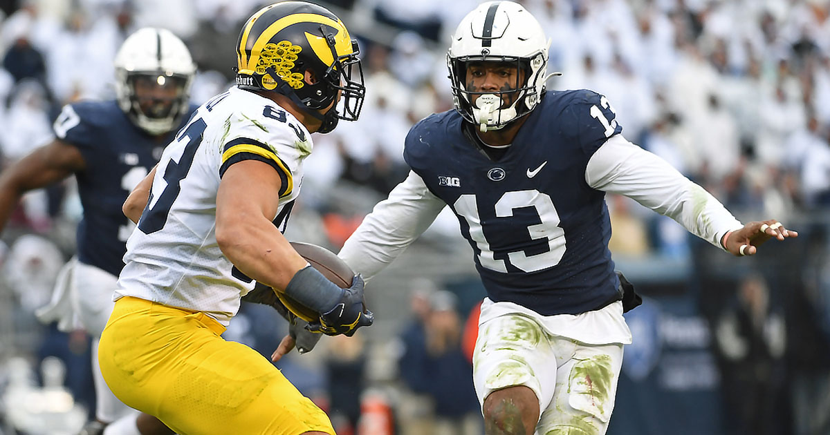 Penn State football's Drew Hartlaub runs a 4.22 40-yard dash 