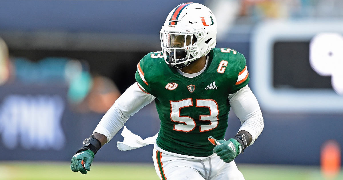 Miami linebacker Zach McCloud signs free agent contract following 2022 ...