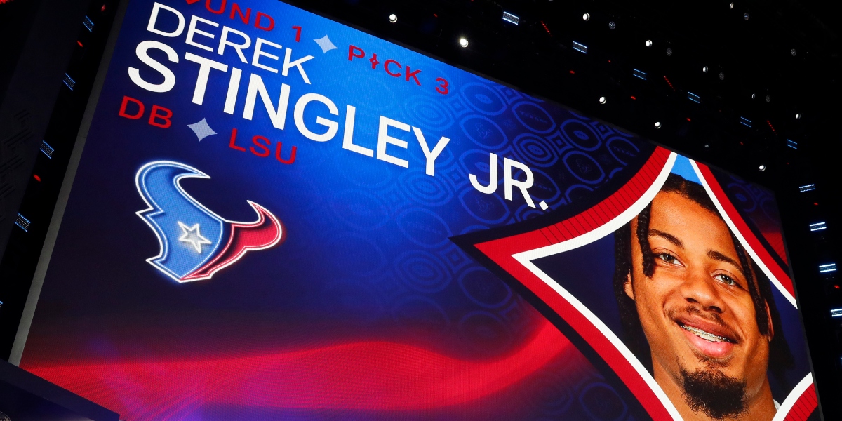 Houston Texans select CB Derek Stingley Jr #3 Overall, 2022 NFL Draft