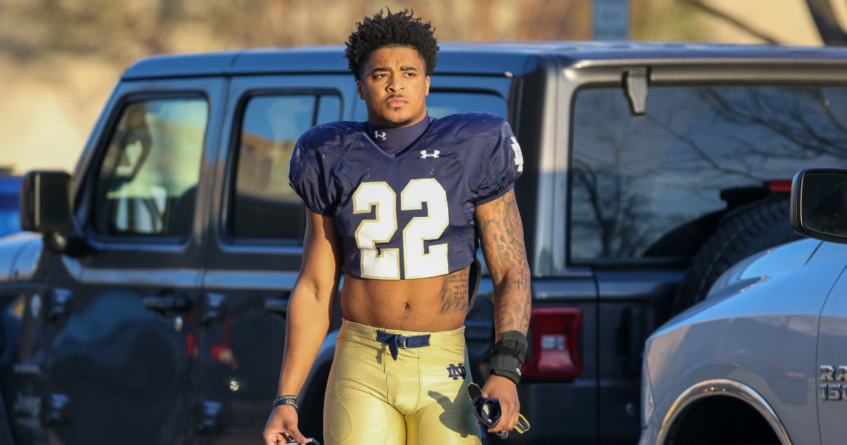 What does the Logan Diggs injury mean for Notre Dame running backs?