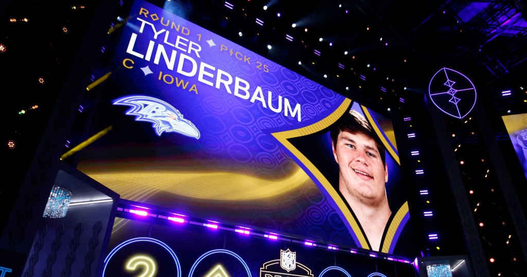 First-round selection Tyler Linderbaum fills 'huge need' for