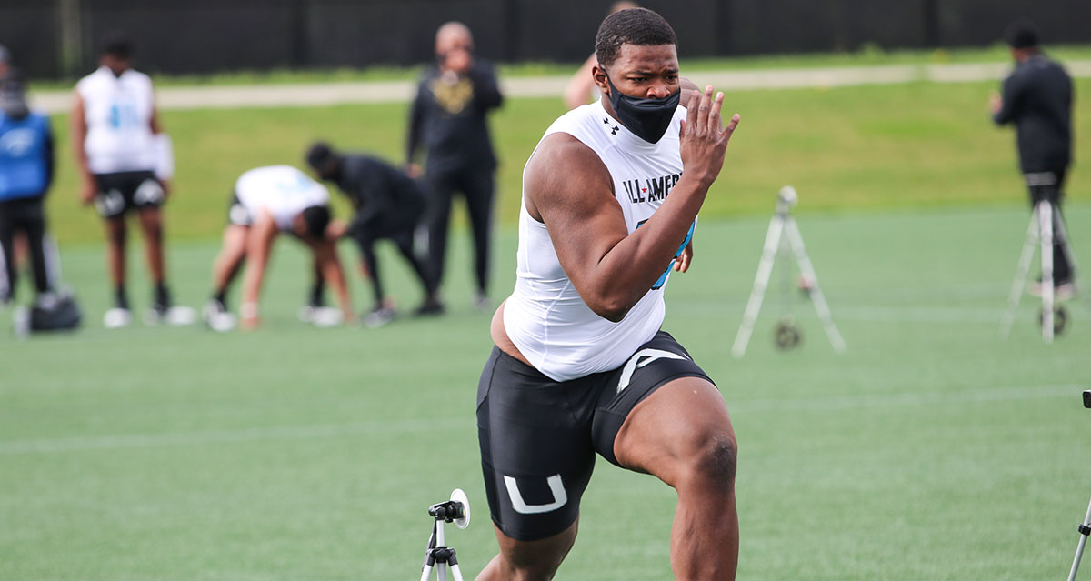 On3 Consensus 5star OL Samson Okunlola recaps "great" Alabama official