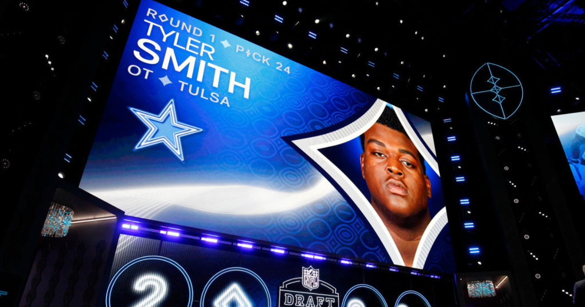 Tyler Smith goes to Dallas with 24th Pick in the 2022 NFL Draft - Tulsa