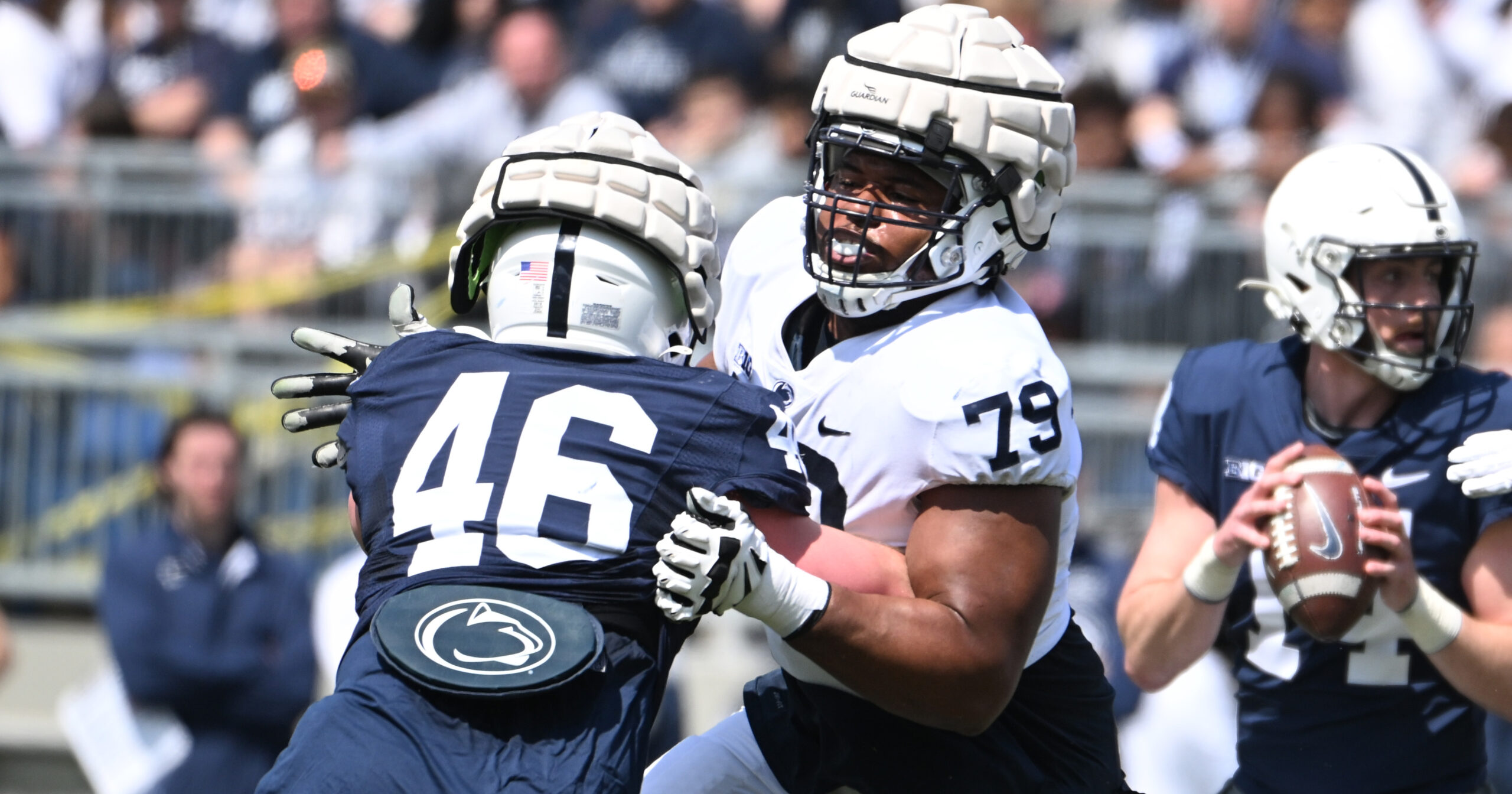 Assessing Penn State offensive tackle play in BlueWhite Game On3