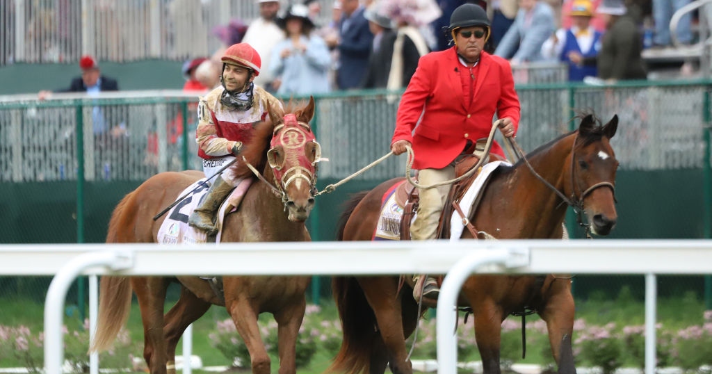 Dan-O's Seasoning sponsors Derby winner Rich Strike at Belmont Stakes