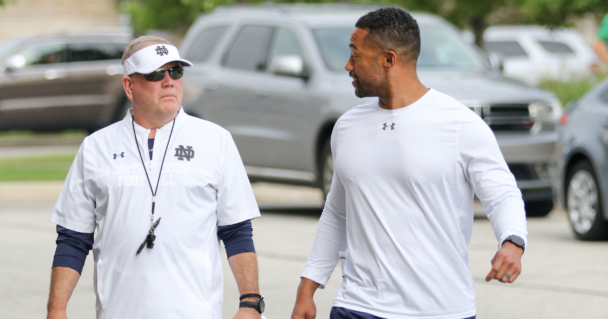 Notre Dame coach Marcus Freeman was ‘101 percent’ sure Brian Kelly would not leave for LSU