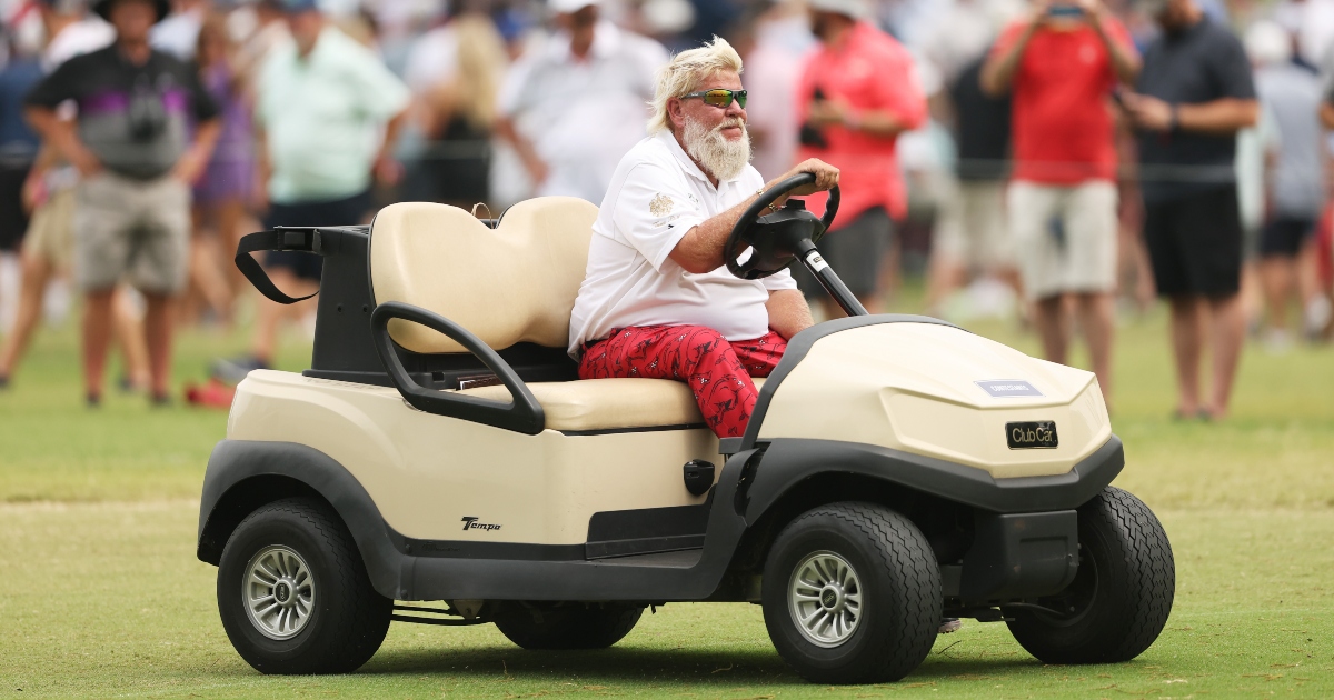 LOOK: John Daly rocks Arkansas pants at PGA Championship at Southern Hills  - On3