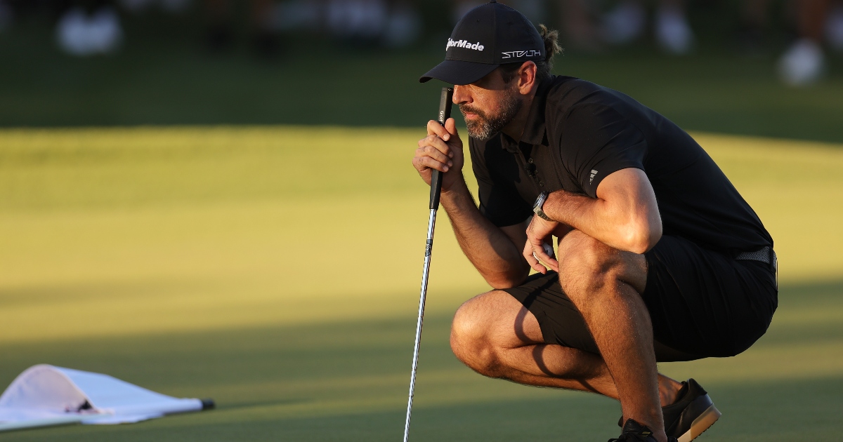 WATCH: Aaron Rodgers Gifted Tricked-Out Aston Martin Golf Cart