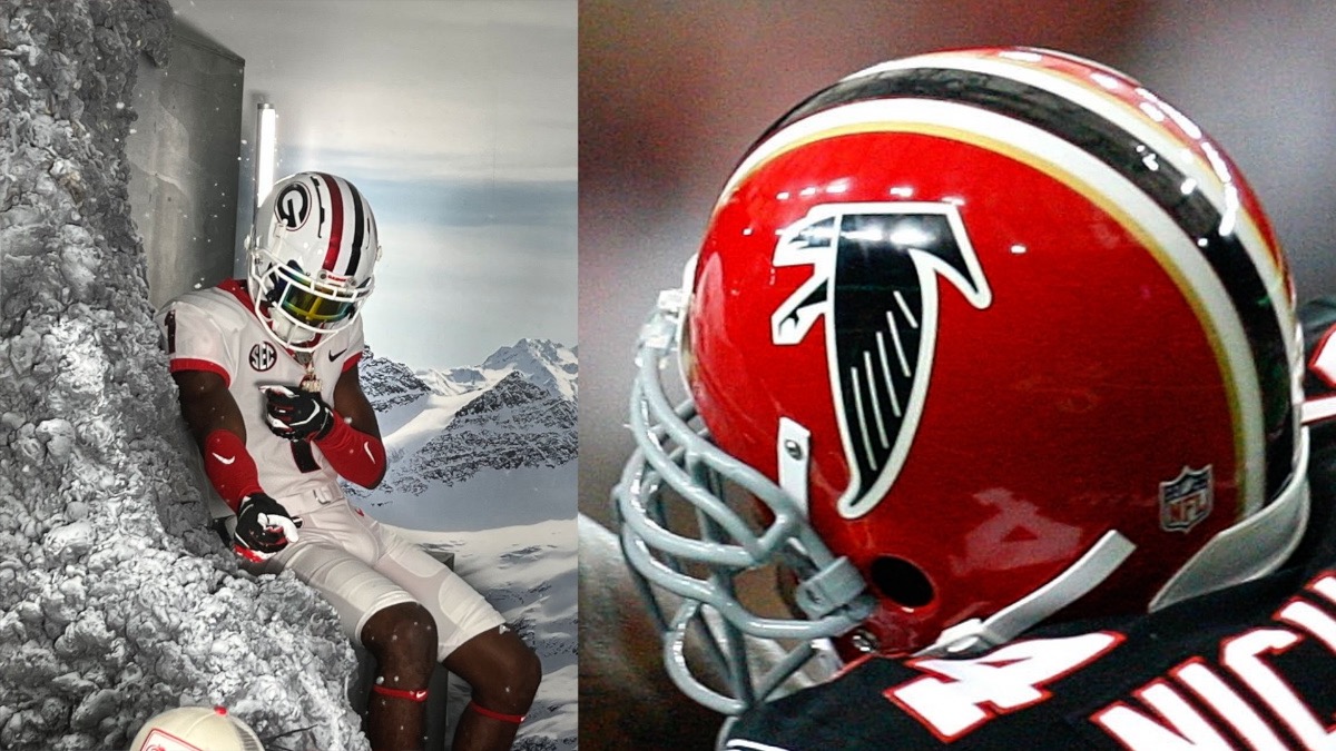 Georgia football recruiting vs. Atlanta Falcons: Better alternate helmet?