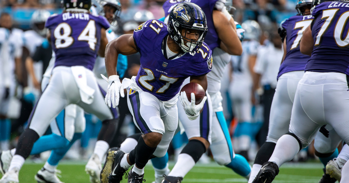 Dobbins and Edwards finally healthy together for Ravens