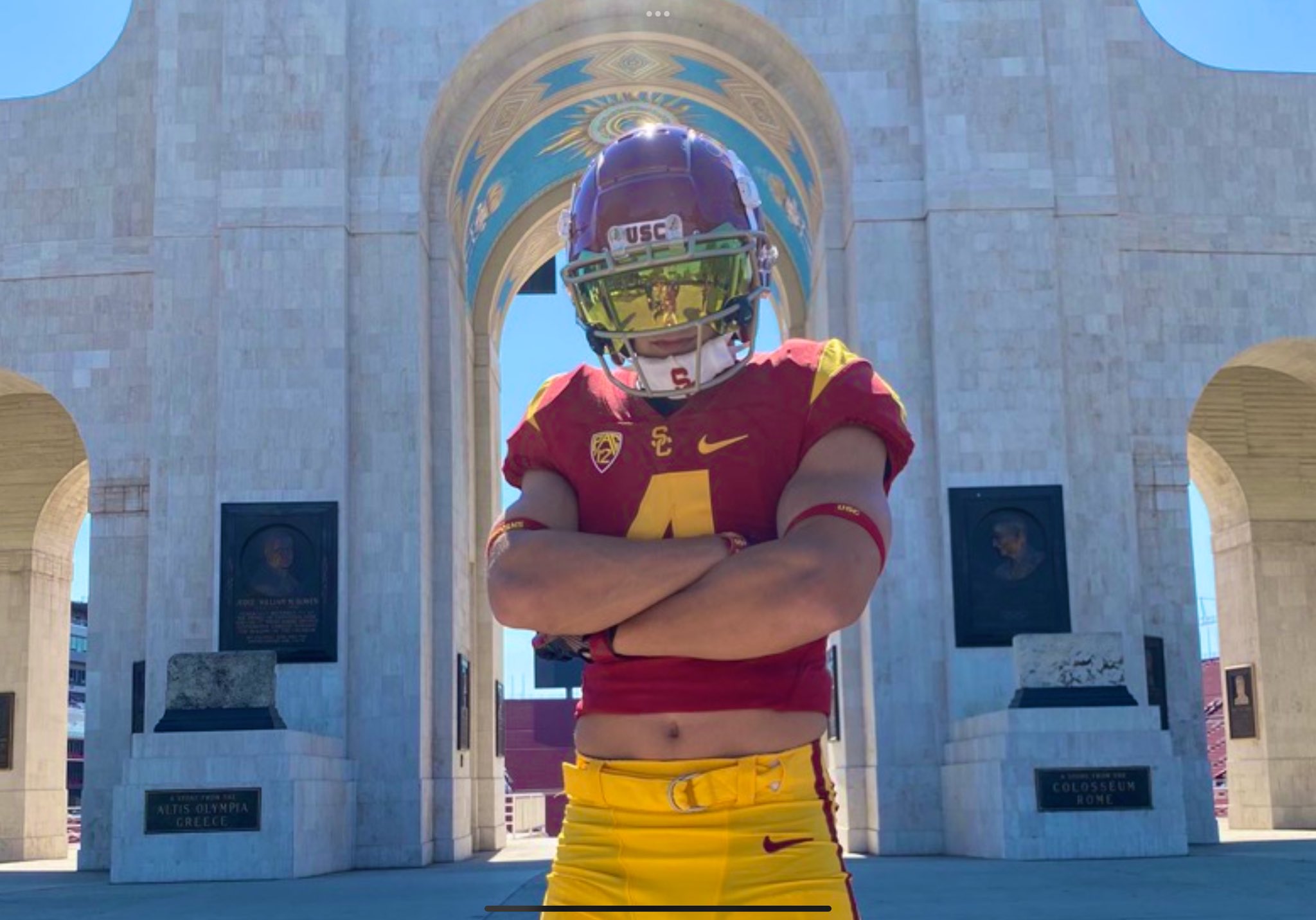 THE LATEST: 4-Star Linebacker Tackett Curtis Visits USC - On3