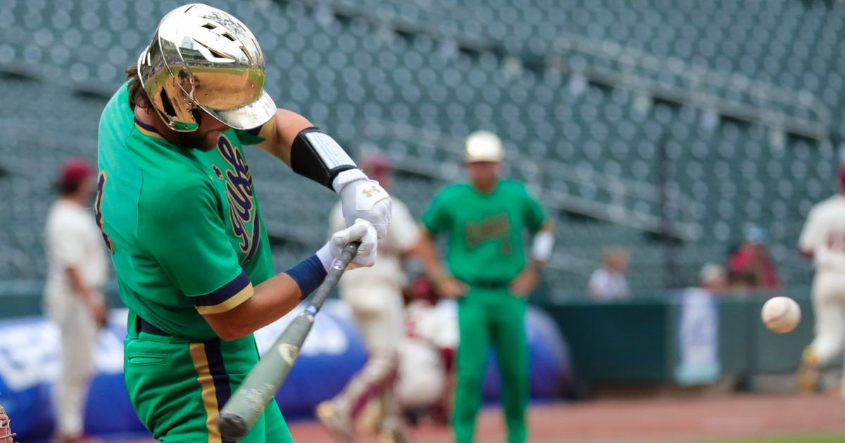 WATCH Notre Dame caps off College World Series win with rally bananas