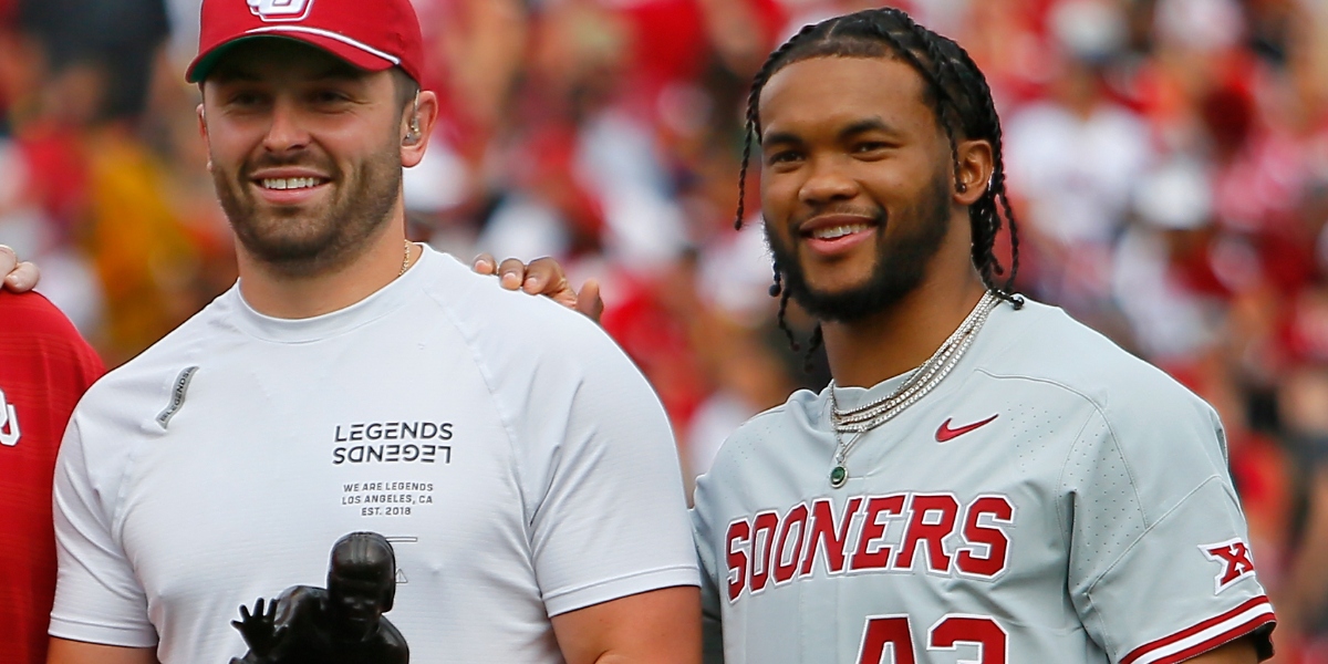 College World Series: Former Sooners star Kyler Murray speaks to OU baseball  before its Game 1 matchup with Texas A&M, Sports