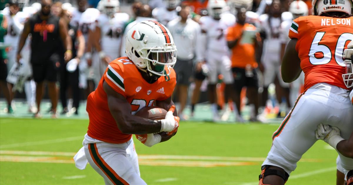 STATE OF THE U 2022 Miami Hurricanes RB Depth Chart Analysis On3