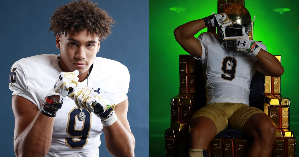 2025 Notre Dame Wide Receiver Jerome Bettis Jr. Has Had A Busy Off Season -  Sports Illustrated Notre Dame Fighting Irish News, Analysis and More