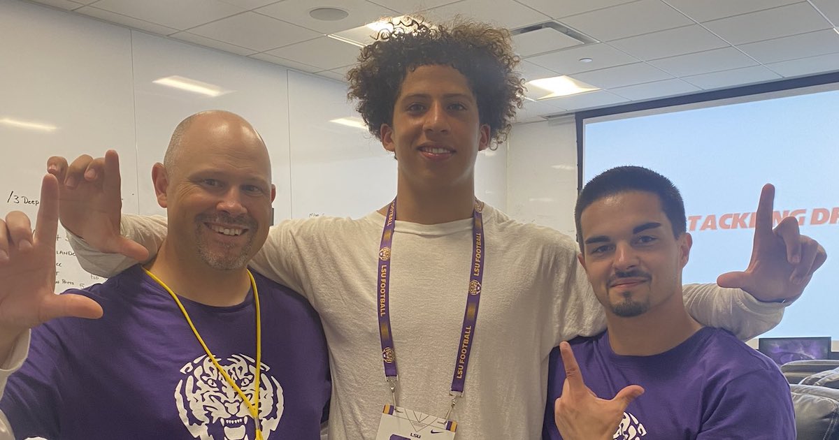 2025 LB Jadon Perlotte talks LSU camp experience, offer On3