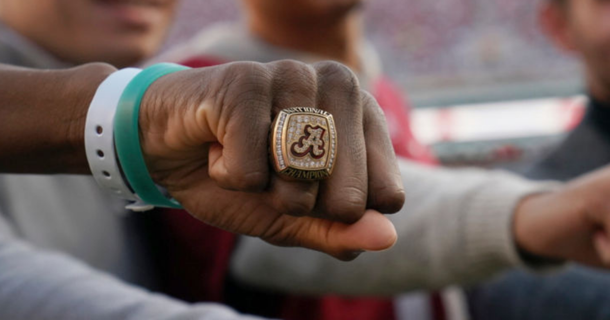 Ex-Alabama Crimson Tide RB Keilan Robinson title rings pawned