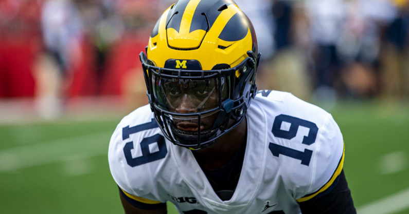 Michigan DB Rod Moore launches NIL merchandise with Blue By Ninety