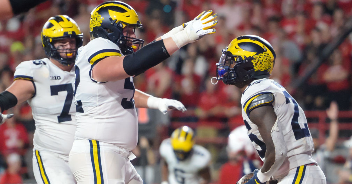 Jim Harbaugh identifies top offensive tackle in camp, more