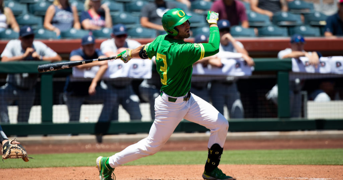 Oakland Athletics select Oregon first baseman Brennan Milone in sixth ...