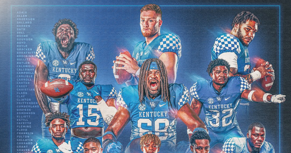 LOOK Kentucky Football's 2022 Schedule Poster Unveiled On3