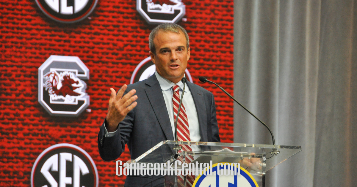 Schedules for Shane Beamer, South Carolina players at SEC Media Days