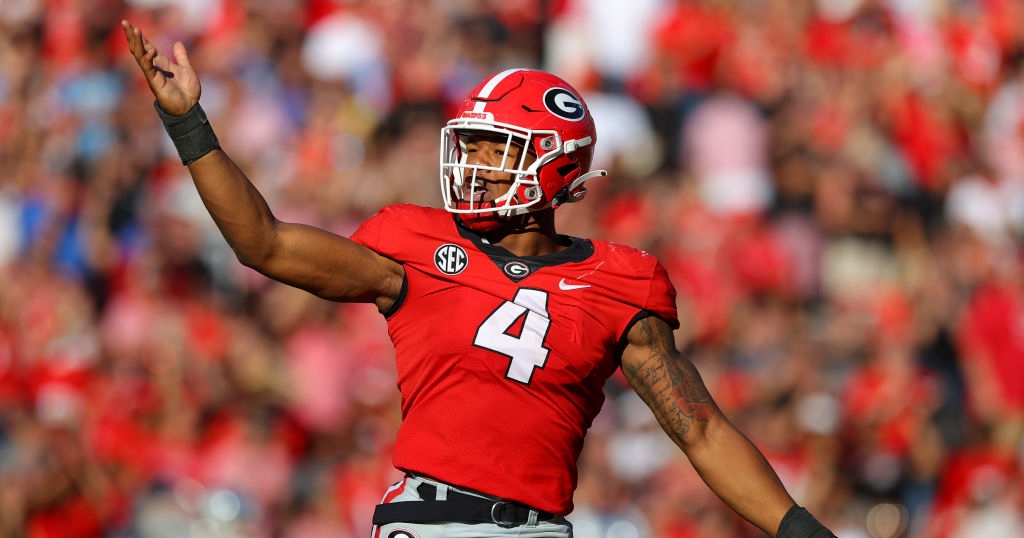 Georgia Bulldogs #3 Roquan Smith White College Football Alumni