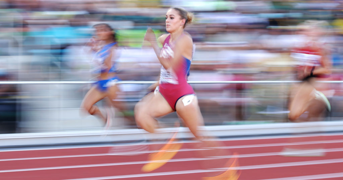 Abby Steiner runs in 200m finals tonight at World Championships On3