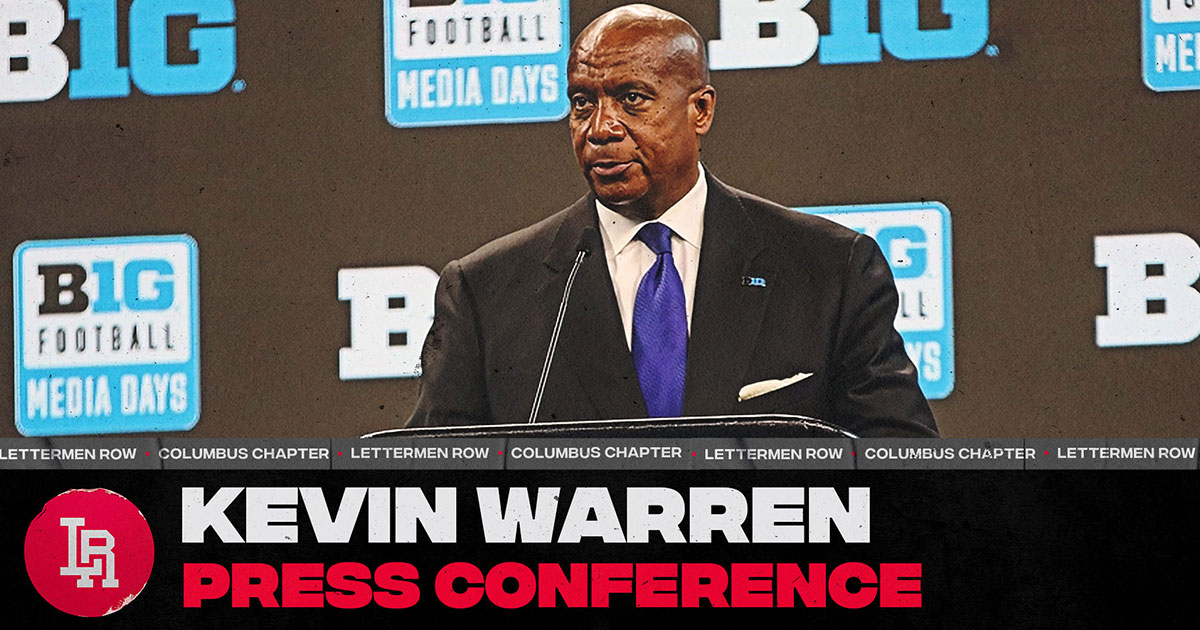 Ohio State: Kevin Warren Press Conference At Big Ten Media Days