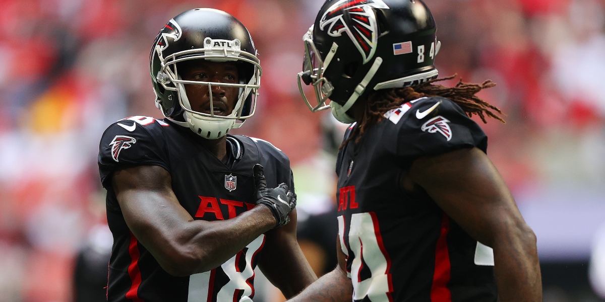 The Atlanta Falcons select Calvin Ridley 26th overall in the 2018