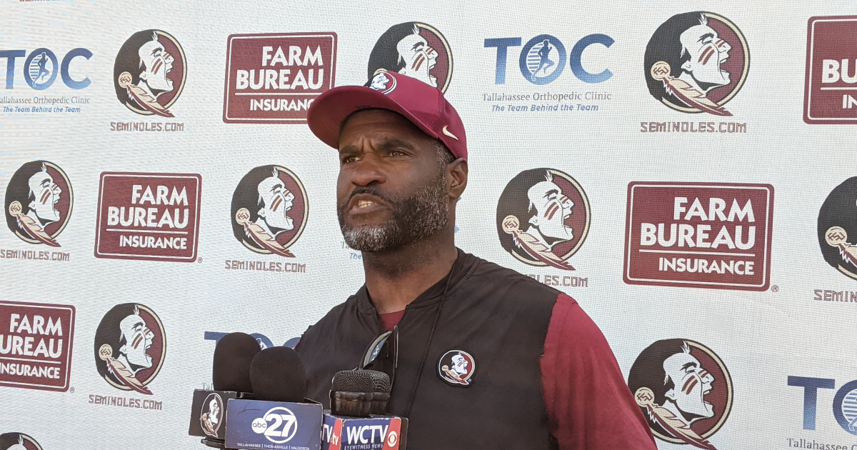 Warchant TV FSU DB coach Marcus Woodson on defensive effort in camp On3