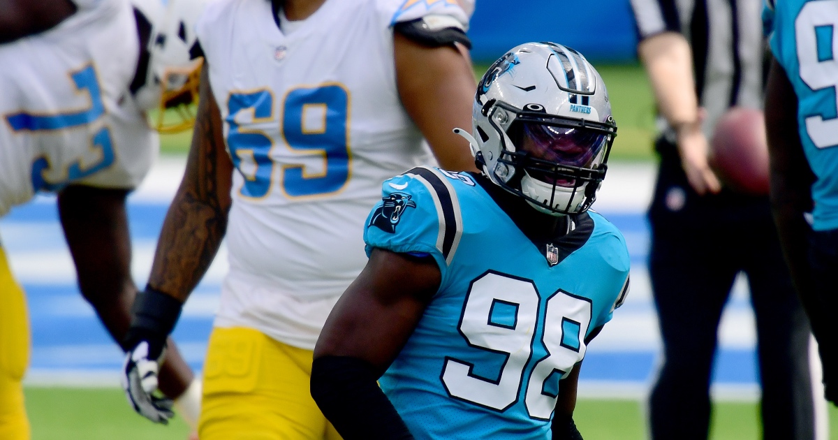 Panthers unveil new all-black helmet, debut set for Week 10 of 2022 season