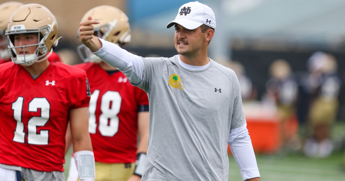 Report: Former Notre Dame OC Tommy Rees in contention for Alabama HC job