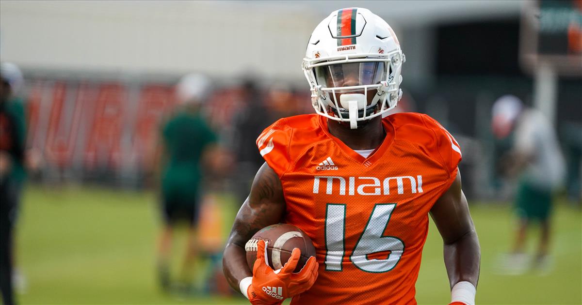 Miami Hurricanes WR Isaiah Horton had big play in today’s scrimmage, says “I love this offense”