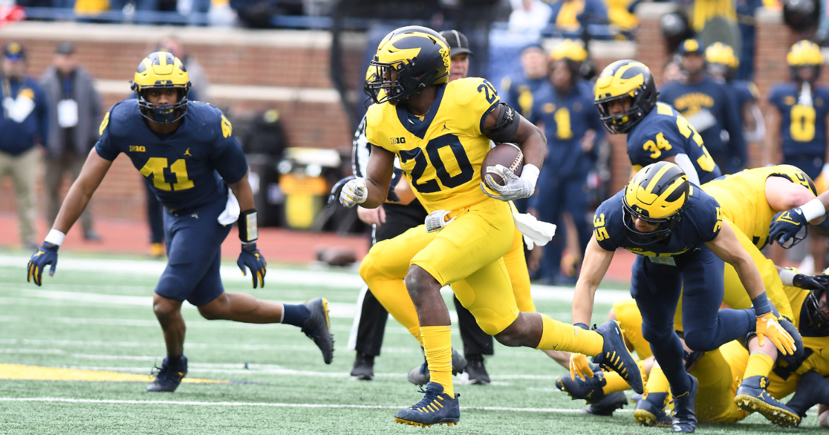 Observations on Michigan running backs from the spring game – one who ‘is going to be special’