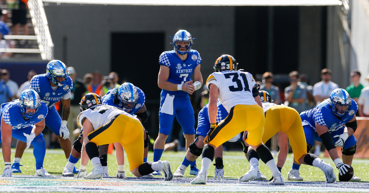 Will Levis praises growth he's seen from Kentucky offensive line - On3