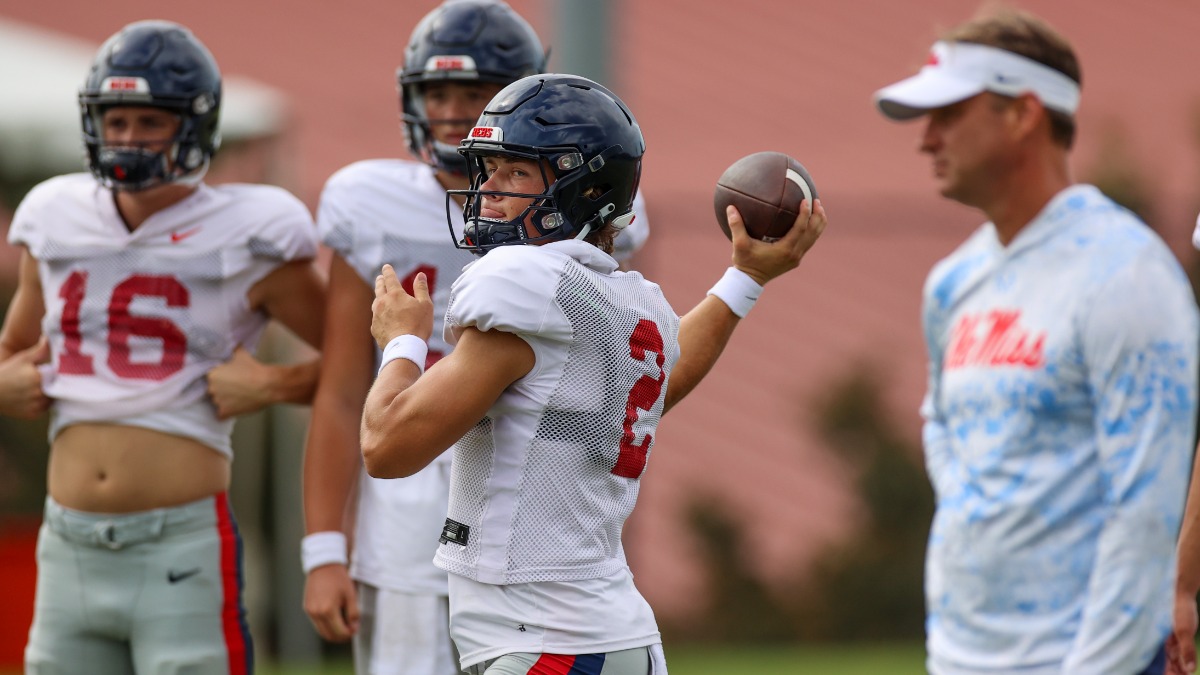 Ole Miss Quarterbacks And Wide Receivers In Photos