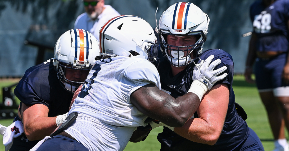 Tate Johnson’s return to practice ‘a positive thing’ for Auburn’s ‘athletic’ offensive line