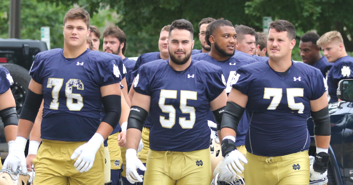 Notre Dame football bye week report card Grading the Irish offensive line