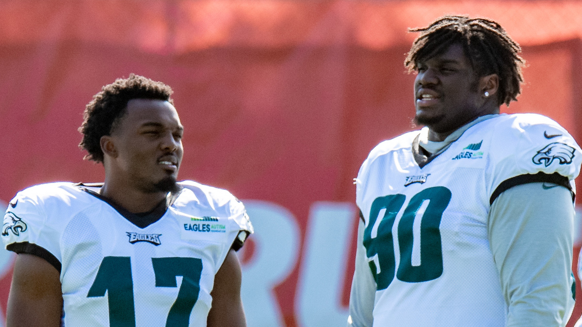 What Eagles rookies Jordan Davis, Nakobe Dean gain by not playing