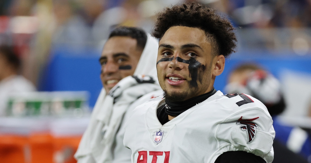 Atlanta Falcons first round pick Drake London press conference