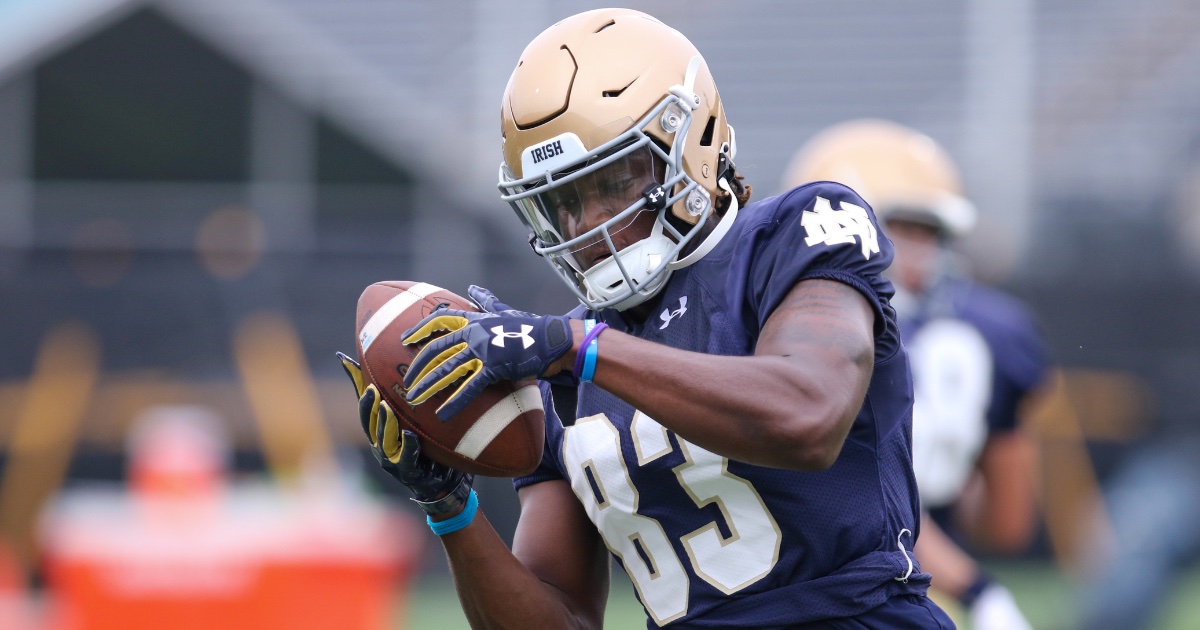 Notre Dame receiver Jayden Thomas embraced details to fuel Year 2 rise