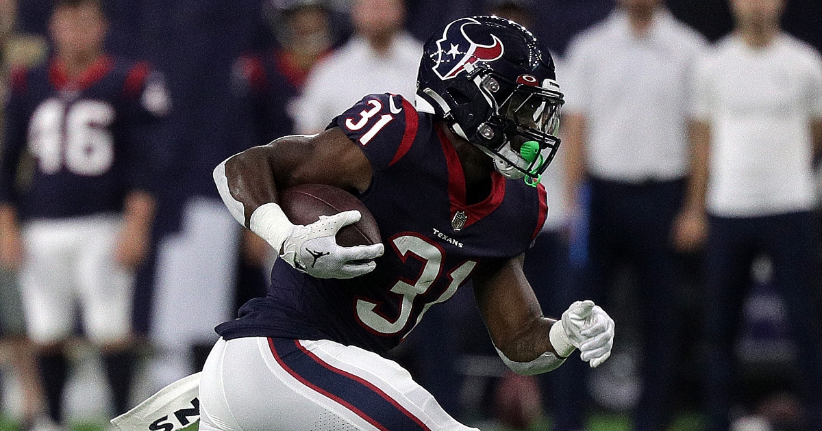 August 25, 2022: Houston Texans running back Dameon Pierce (31